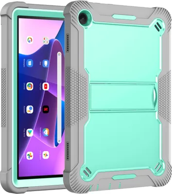 Produktbild von Schutzhülle für Lenovo Tab M10 3rd Gen TB328FU 10,1" 2022 Robust Hybrid Tablet Hülle mit Ständer Minze