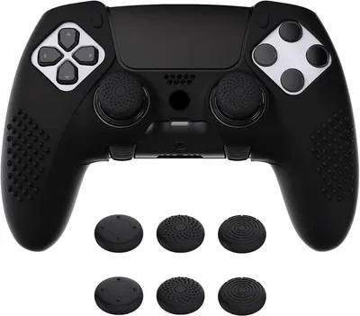 Obrázok produktu pre Ochranný obal – Vhodný pre PlayStation 5 – Silikónový ochranný obal s 6 pogumovanými držiakmi pre ovládač
