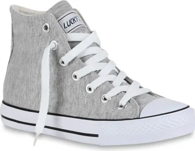 Produktbild von VAN HILL Damen High-Top Sneaker Elizabeth aus Textil Flach mit Schnürung