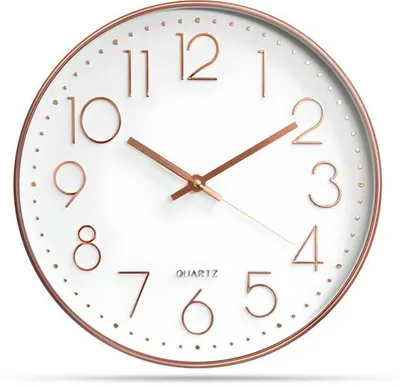 Image de Horloge murale moderne sans tic-tac, pour le salon, le bureau ou la cuisine
