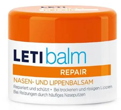 Zdjęcie produktu dla LETI balsam dla dzieci - Odżywczy balsam do nosa i ust dla bardzo suchej lub szorstkiej skóry dzieci, 10 ml kremu