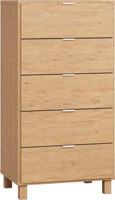 Produktbild von Kommode Averias 05, Farbe: Eiche - Abmessungen: 122 x 63 x 47 cm (H x B x T)