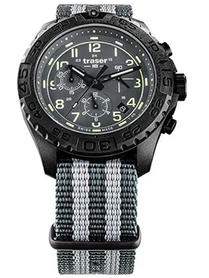 Produktbild von Traser Herrenuhr TS-109046 grau
