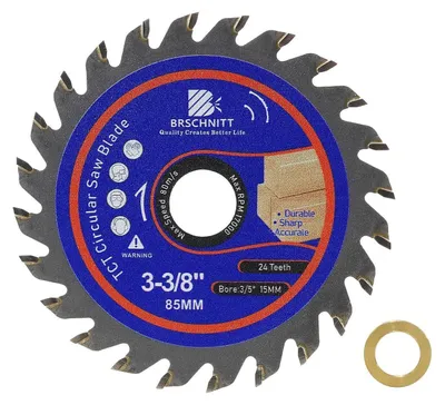 Produktbild von Kreissägeblatt 85x15mm Hartmetall 24 Zähne für Holz & Platten
