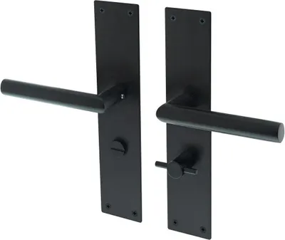 Immagine prodotto di Maniglie per porte Lavuzo Nuoro nere - Accessori per porte WC WC63 - Per set