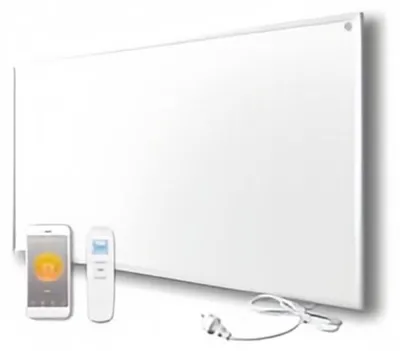 Obrázok produktu pre Infračervené vykurovacie panely 1050 W – Grafénové nástenné vykurovanie – Energeticky úsporná vykurovacia doska s termostatom