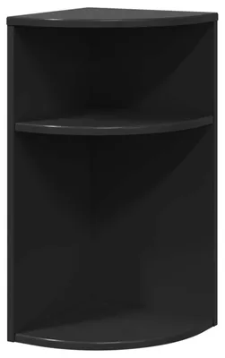 Immagine prodotto di vidaXL Tavolino nero 29,6 x 29,6 x 60 cm Materiale a base di legno