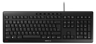 Produktbild von CHERRY STREAM KEYBOARD - Tastatur - USB - Spanisch - Tastenschalter: CHERRY SX - Schwarz