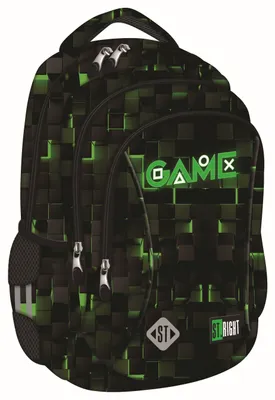 Produktbild von 3-Fächer-Rucksack BP77 Green Game – ST-MAJEWSKI