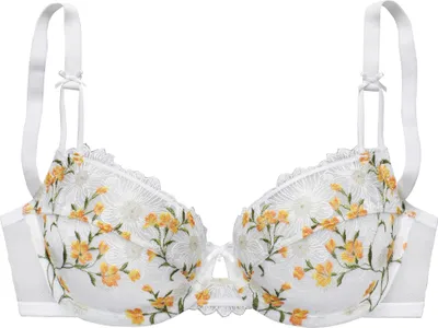 Produktbild von LASCANA Bügel-BH weiß-orange Größe 70 Cup F