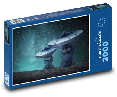 Obrázek produktu pro Puzzle 2000 Radioteleskopy pod hvězdami - martinpuzzle