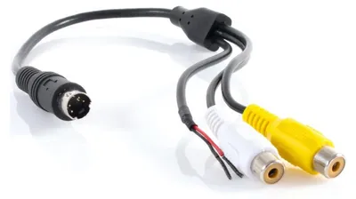 Produktbild von Caratec Safety CSZ102M Monitor-Adapter von Cinch-Kupplung auf 4-poligen Stecker