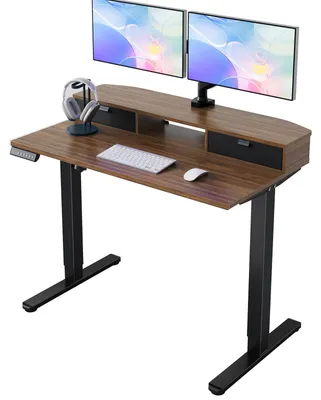 Productafbeelding van In hoogte verstelbaar bureau 100 x 60 cm met laden