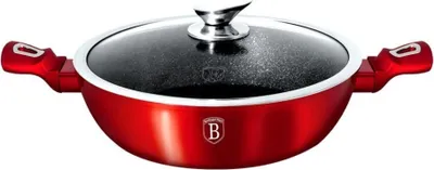 Image de BERLINGER HAUS Casserole Granit BH-1264 32 cm Bourgogne