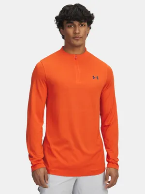 Image de T-shirt sans coutures Under Armour Vanish Elite 1/4 Zp-ORG pour homme, taille M