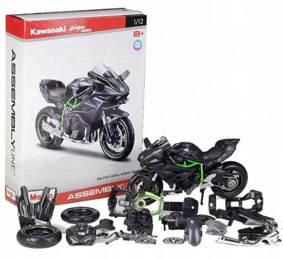 Produktbild von Maisto Kawasaki Ninja H2R H2 R Bausatz 1:12 DIY