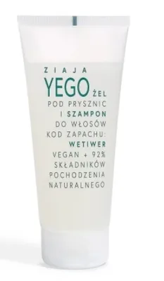 Obrázok produktu pre Ziaja Yego, Sprchový gél a šampón do vlasov Wetiwer, 200 ml