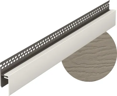 Obrázok produktu pre VOX KERRAFRONT Horné vetranie – pre fasádne panely – vodovzdorné a odolné voči UV žiareniu – 3 m – olivová
