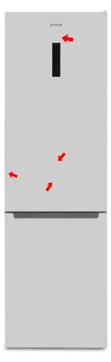 Produktbild von Gorenje G600 Freistehend Kühlschrank/Gefrierschrank, 200 x 60 x 59.2 cm, Weiß, 331 l, SN-T, 10 kg/24h, B, Fresh Zone Fach, Weiß