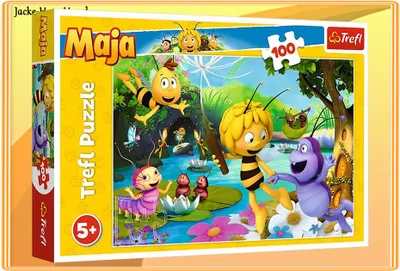 Produktbild von Puzzle Biene Maja Willi Käfer See ab 5+ Jahre 100 Teile Gr. 41x27,5cm von Trefl