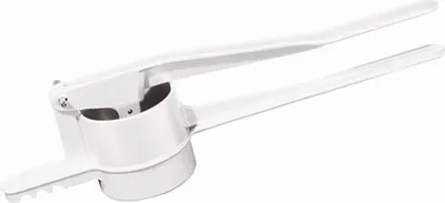 Produktbild von Westmark Spätzle-/Kartoffelpresse "Spätzlepress", Rundloch, weiss, Handknoblauchpresse, Weiß, Aluminium, Aluminium, 93 mm, 410 mm