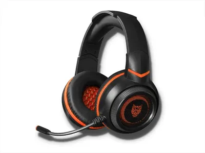 Image de Casque de jeu supra-auriculaire Liocat HP 785C - Noir/Orange
