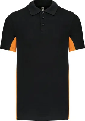 Produktbild von Baumwolle Classics-20.K232 Poloshirt Kariban Gr. L black/orange