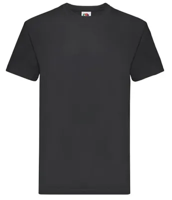 Obrázek produktu pro Fruit of the Loom F610440 tričko krátký rukáv pánské i dámské černá - velikost 3XL
