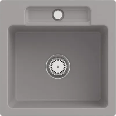 Produktbild von Villeroy & Boch Keramikspüle 33451FKD, Siluet 50 S flat Flächenbündige Spüle - inkl.