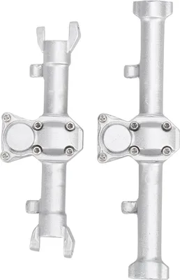 Produktbild von 1/24 Vorder- und Hinterachsgehäusegehäuse für Axial SCX24 90081 RC Car Crawler Upgrade PartsSilver