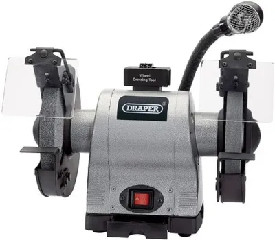 Doppelschleifer 200 mm, 550 W, 230 V, mit Werkstattleuchte