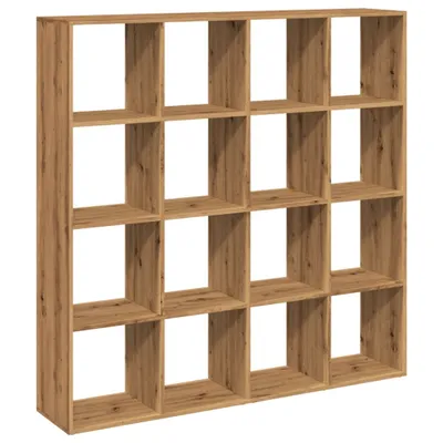 Obrázek produktu pro vidaXL Artisan dubová knihovna 137,5x29x137,5 cm materiál na bázi dřeva