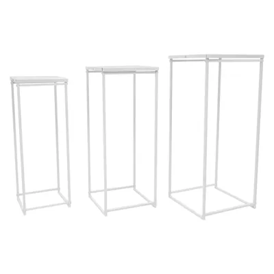 Obrázek produktu pro 3* Stojan na rostliny Kovový stojan na květiny Moderní stojan na rostliny 61/66/70 cm