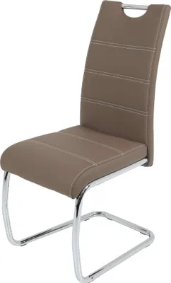 Produktbild von Esszimmerstühle Stuhl Freischwinger 2er Set ELENI Latte