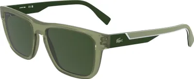Productafbeelding van Lacoste L6058S, mat khaki, zonnebril voor heren, maat 54/17/145