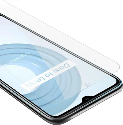 Produktbild von Cadorabo Panzer Folie für Realme C21 Schutzfolie in Transparent Gehärtetes Tempered Display-Schutzglas