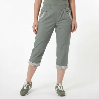 Produktbild von Caprihose OriginalYou maritime 7/8 Sommerhose mit Gummizug 36 bis 50 für Damen