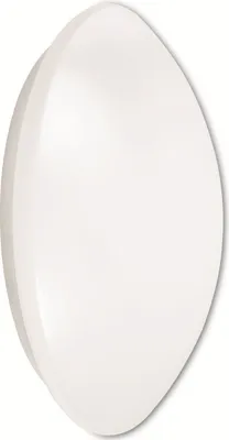 Produktbild von LEDV LED-Deckenleuchte weiss IP44 D400mm 24W 1920lm 3000K