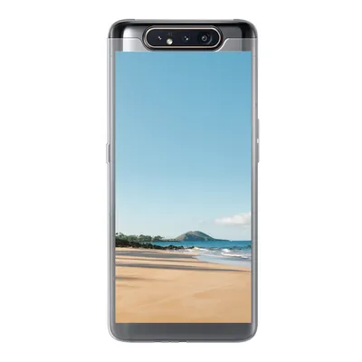 Produktbild von MuchoWow® Handyhülle Schutzhülle Hülle für Samsung Galaxy A80 Strand - Sommer - Palmen Silikon Softcase Handy Hülle - Schutzdeckel