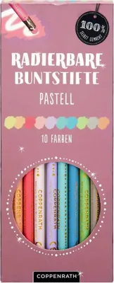 Produktbild von Radierbare Buntstifte Pastell