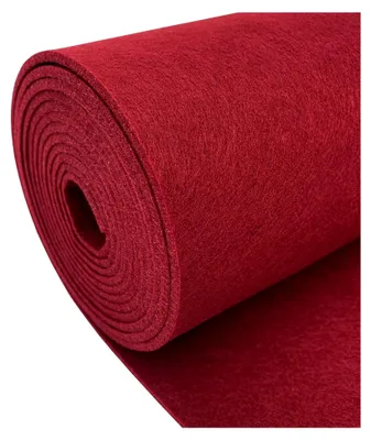 Produktbild von Filzrolle 30cm x 250cm x 3mm Polyester Filz für DIY Aufbewahrungstasche und Bastelprojekte (Burgunderrot)