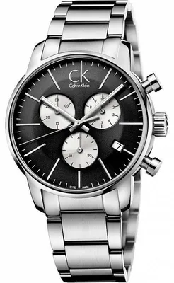 Produktbild von Herrenuhr Calvin Klein City Chronograph K2G2714X, Silber/Schwarz