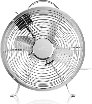 Produktbild von ETA Tischventilator RINGO ETA060890000, Retrodesign, 2 Geschwindigkeiten, 25 W, Durchmesser 26 cm, Ausführung aus Metall