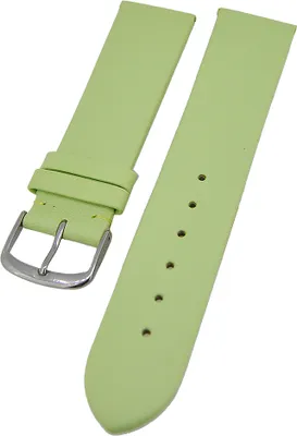 Produktbild von Uhrenarmband weiches Kalbslederband Pistazie ohne Naht 22mm