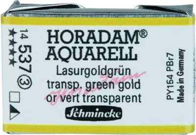 Produktbild von Schmincke HORADAM Aquarell Lasurgoldgrün 1/1 Näpfchen 14537043