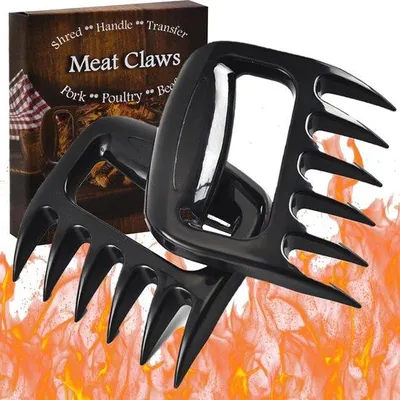 Productafbeelding van Vlees Klauwen Houders voor BBQ - 2 Stuks