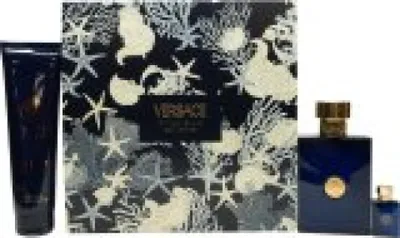 Produktbild von Versace Pour Homme Dylan Blue Gift Set 100ml EDT + 150ml Shower Gel + 5ml EDT