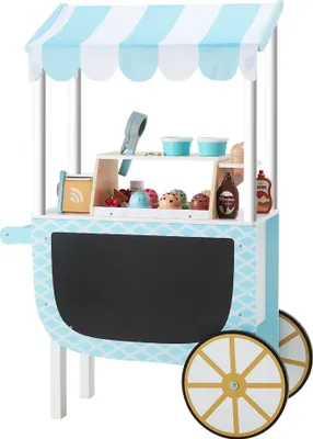 Produktbild von Teamson Kids Eiscreme-Verkaufsstand Rollenspielset für Kinder Kreativer Eiswagen