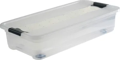 Produktbild von keeeper Kristallbox mit Rollen 33 L 79,5 x 39,5 x 18 cm