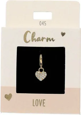 Produktbild von DEPESCHE Charm Express yourself Herz gold